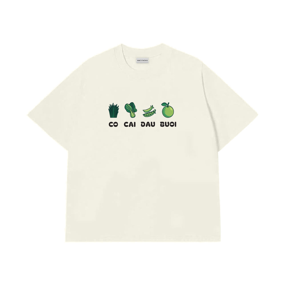 Áo Thun Cỏ Cải Đậu Bưởi