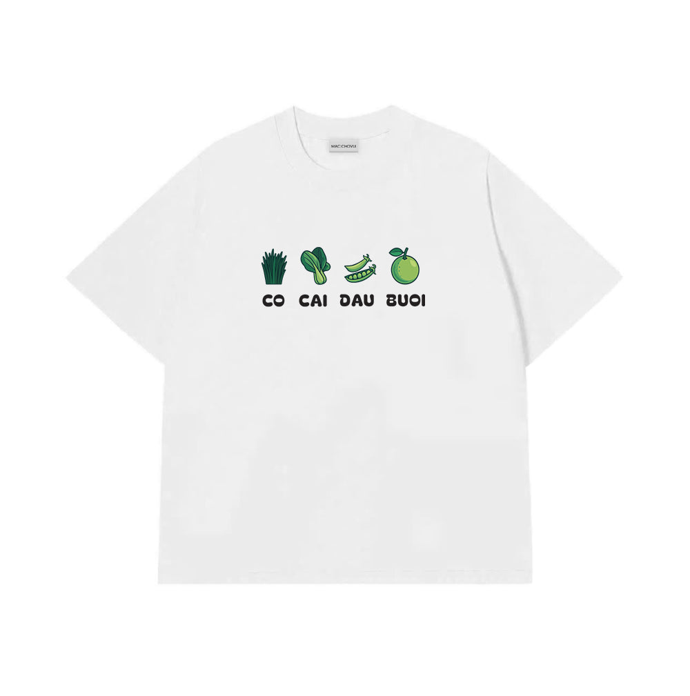 Áo Thun Cỏ Cải Đậu Bưởi