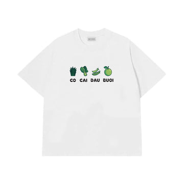 Áo Thun Cỏ Cải Đậu Bưởi