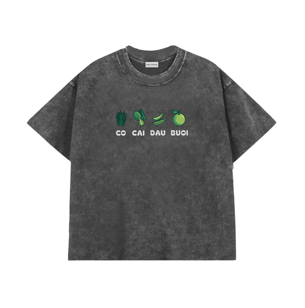 Áo Thun Cỏ Cải Đậu Bưởi