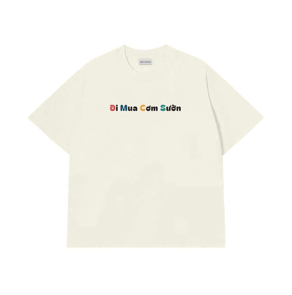 Áo Thun Đi Mua Cơm Sườn